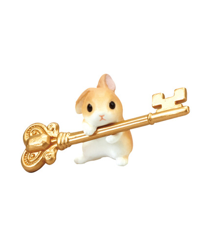 Key &amp; Lock 토끼와 문조 피규어 가챠 (선택 가능)